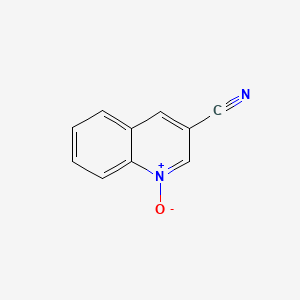 molecular formula C10H6N2O B1213628 Quinoline-3-carbonitrile 1-oxide CAS No. 63124-13-0
