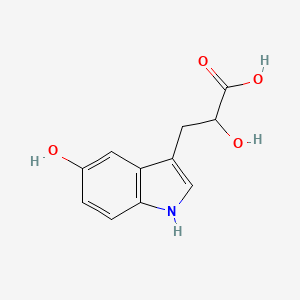 B1213631 2-hydroxy-3-(5-hydroxy-1H-indol-3-yl)propanoic acid CAS No. 84658-37-7