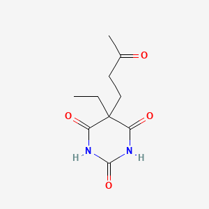 molecular formula C10H14N2O4 B1213632 3'-Ketobutobarbitone CAS No. 5579-49-7