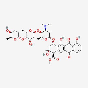 molecular formula C41H53NO15 B1213646 Auramycin F CAS No. 83829-32-7