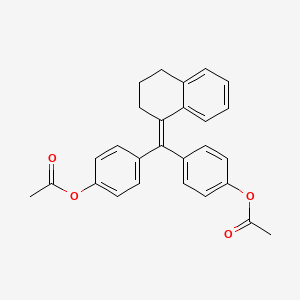 Bis(p-acetoxyphenyl)-1,2,3,4-tetrahydro-1-naphthylidenemethane