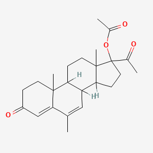 Pregna-4,6-diene-3,20-dione, 17-(acetyloxy)-6-methyl-