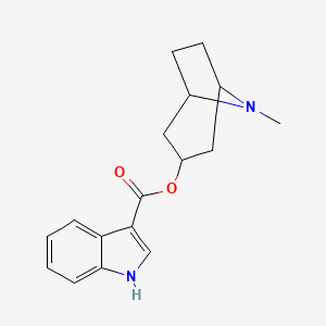 8-methyl-8-azabicyclo[3.2.1]oct-3-yl 1H-indole-3-carboxylate