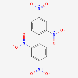 molecular formula C12H6N4O8 B1213671 2,4,2',4'-Tetranitrobiphenyl CAS No. 1820-59-3