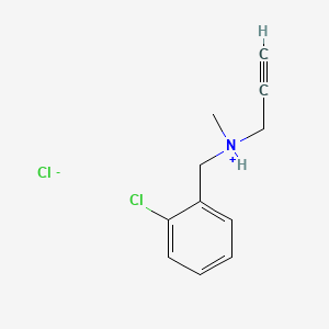N-(o-Chlorobenzyl)-N-methyl-2-propynylamine hydrochloride