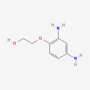 molecular formula C8H12N2O2 B1213692 2,4-Diaminophenoxyethanol CAS No. 70643-19-5