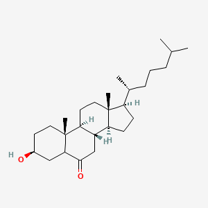 Cholestan-6-one, 3-hydroxy-, (3beta)-