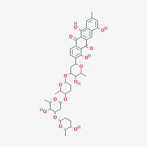 molecular formula C43H52O15 B012137 Galtamycin CAS No. 103735-89-3