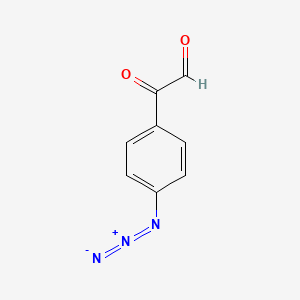molecular formula C8H5N3O2 B1213717 p-Azidophenylglyoxal CAS No. 65322-07-8