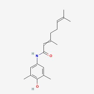 N-(4-hydroxy-3,5-dimethylphenyl)-3,7-dimethylocta-2,6-dienamide