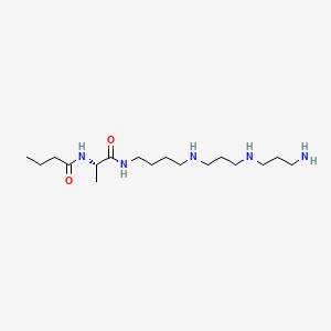 (S)-N-(2-((4-((3-((3-Aminopropyl)amino)propyl)amino)butyl)amino)-1-methyl-2-oxoethyl)butanamide