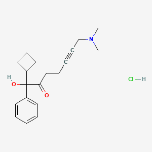 1-Cyclobutyl-7-(dimethylamino)-1-hydroxy-1-phenyl-5-heptyn-2-one