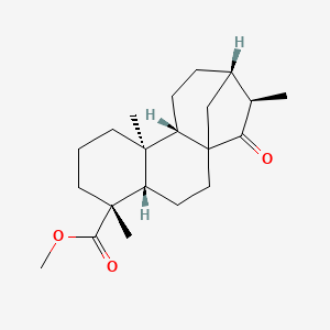 Kauran-18-oic acid, 15-oxo-, methyl ester, (4alpha)-