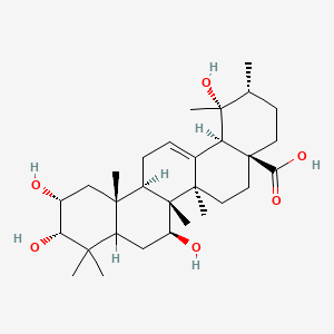 molecular formula C30H48O6 B1213726 Roxburic acid CAS No. 108657-25-6