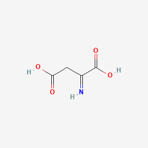 molecular formula C4H5NO4 B1213728 Iminoaspartic acid CAS No. 79067-61-1