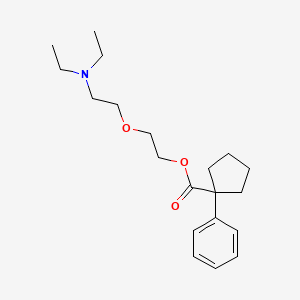 molecular formula C20H31NO3 B1213730 Pentoxyverine CAS No. 77-23-6