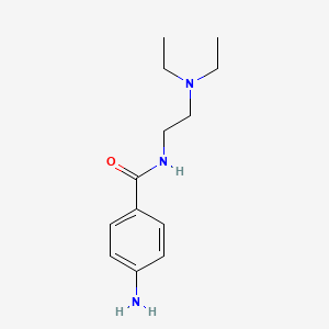 molecular formula C13H21N3O B1213733 普鲁卡因酰胺 CAS No. 51-06-9