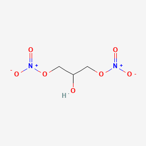 molecular formula C3H6N2O7 B1213736 1,3-Dinitroglycerin CAS No. 623-87-0
