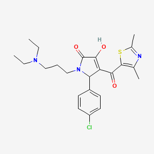 molecular formula C23H28ClN3O3S B12137519 C23H28ClN3O3S 