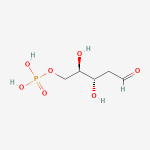 molecular formula C5H11O7P B1213752 2-deoxy-5-O-phosphono-D-erythro-pentose CAS No. 7685-50-9