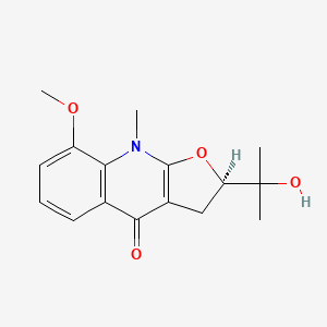 molecular formula C16H19NO4 B1213761 Balfourodine 