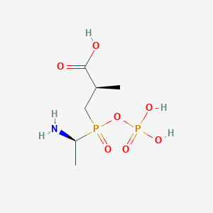 molecular formula C6H15NO7P2 B1213764 Phosphophosphinate 