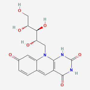 molecular formula C16H17N3O7 B1213771 Coenzyme FO 