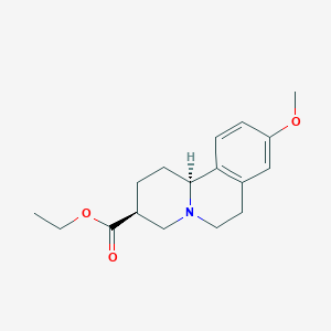 trans-1,3,4,6,7,11b-Hexahydro-9-methoxy-2H-benzo[a]quinolizine-3-carboxylic acid ethyl ester