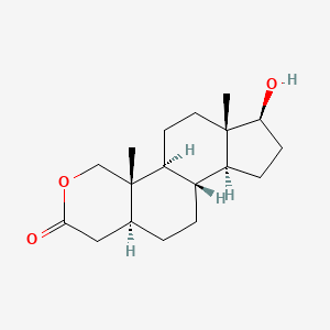 17beta-Hydroxy-2-oxa-5alpha-androstan-3-one