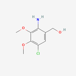 (2-Amino-5-chloro-3,4-dimethoxyphenyl)methanol