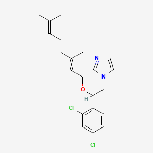 1H-Imidazole,1-[2-(2,4-dichlorophenyl)-2-[[(2E)-3,7-dimethyl-2,6-octadien-1-yl]oxy]ethyl]-