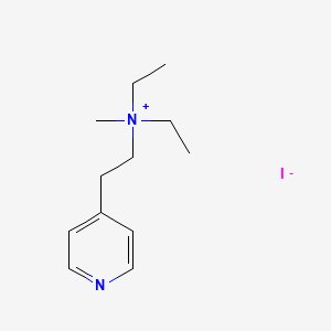4-Pyridineethanaminium, N,N-diethyl-N-methyl-, iodide