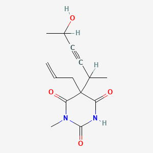 molecular formula C14H18N2O4 B1213810 4'-Hydroxymethohexital CAS No. 80832-89-9