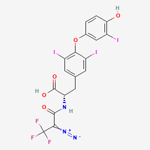 molecular formula C18H11F3I3N3O5 B1213812 L-T3 Pal CAS No. 83093-58-7