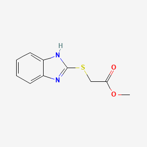 2-(1H-benzimidazol-2-ylthio)acetic acid methyl ester