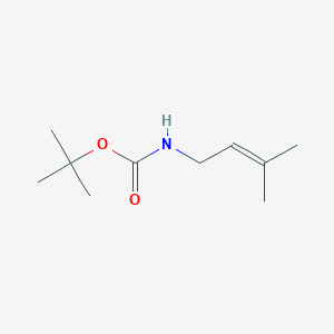 molecular formula C10H19NO2 B121383 Tert-butyl N-(3-methylbut-2-enyl)carbamate CAS No. 144019-26-1