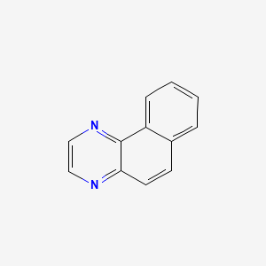 molecular formula C12H8N2 B1213846 Benzo[f]quinoxaline CAS No. 230-33-1