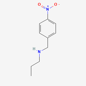 molecular formula C10H14N2O2 B1213854 N-4-Nitrobenzyl-N-n-propylamine CAS No. 62869-74-3