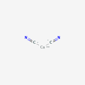 molecular formula C2CaN2<br>Ca(CN)2<br>Ca(CN)2<br>C2CaN2 B1213865 钙化 CAS No. 592-01-8