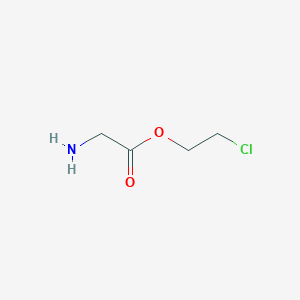 molecular formula C4H8ClNO2 B12138659 2-Chloroethyl 2-aminoacetate 