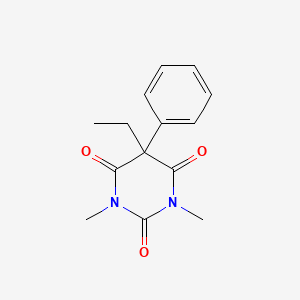 molecular formula C14H16N2O3 B1213867 Dimethylphenobarbital CAS No. 730-66-5