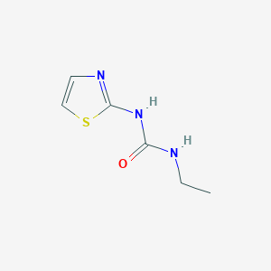 molecular formula C6H9N3OS B12138742 3-Ethyl-1-(1,3-thiazol-2-yl)urea 