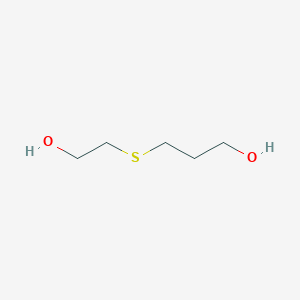 molecular formula C5H12O2S B1213876 3-[(2-hydroxyethyl)sulfanyl]propan-1-ol CAS No. 5323-60-4