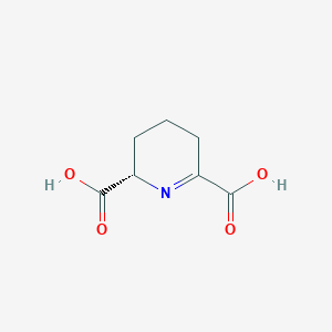 molecular formula C7H9NO4 B1213883 (S)-2,3,4,5-tetrahydrodipicolinic acid 