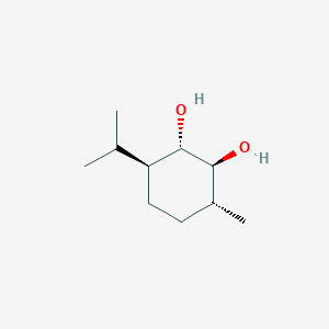molecular formula C10H20O2 B121389 (1S,2S,3R,6S)-3-methyl-6-propan-2-ylcyclohexane-1,2-diol CAS No. 140924-67-0