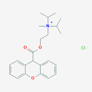 molecular formula C23H30ClNO3 B1213900 Propantheline chloride 