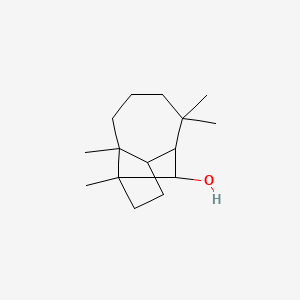 molecular formula C15H26O B1213909 Decahydro-1,5,5,8a-tetramethyl-1,4-methanoazulen-9-ol 