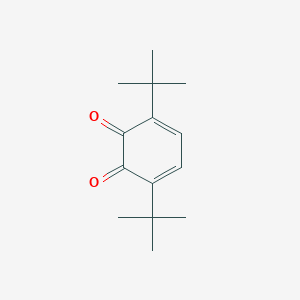 molecular formula C14H20O2 B121391 3,5-Cyclohexadiene-1,2-dione, 3,6-bis(1,1-dimethylethyl)- CAS No. 34105-76-5