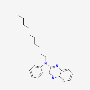 molecular formula C25H31N3 B12139123 6-undecyl-6H-indolo[2,3-b]quinoxaline 
