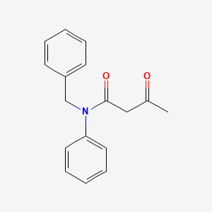 molecular formula C17H17NO2 B1213917 n-Benzyl-3-oxo-n-phenylbutanamide CAS No. 73308-43-7